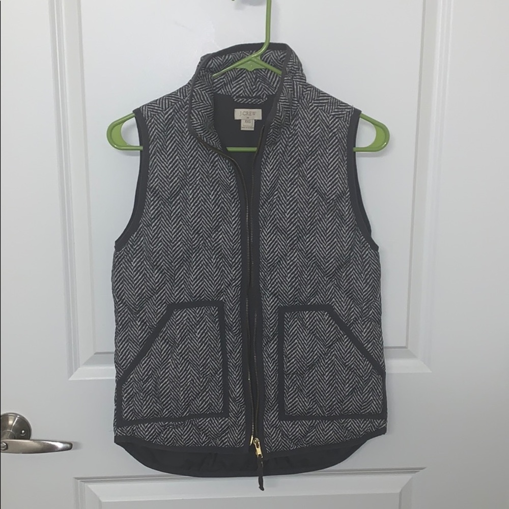 J. Crew Herringbone Vest